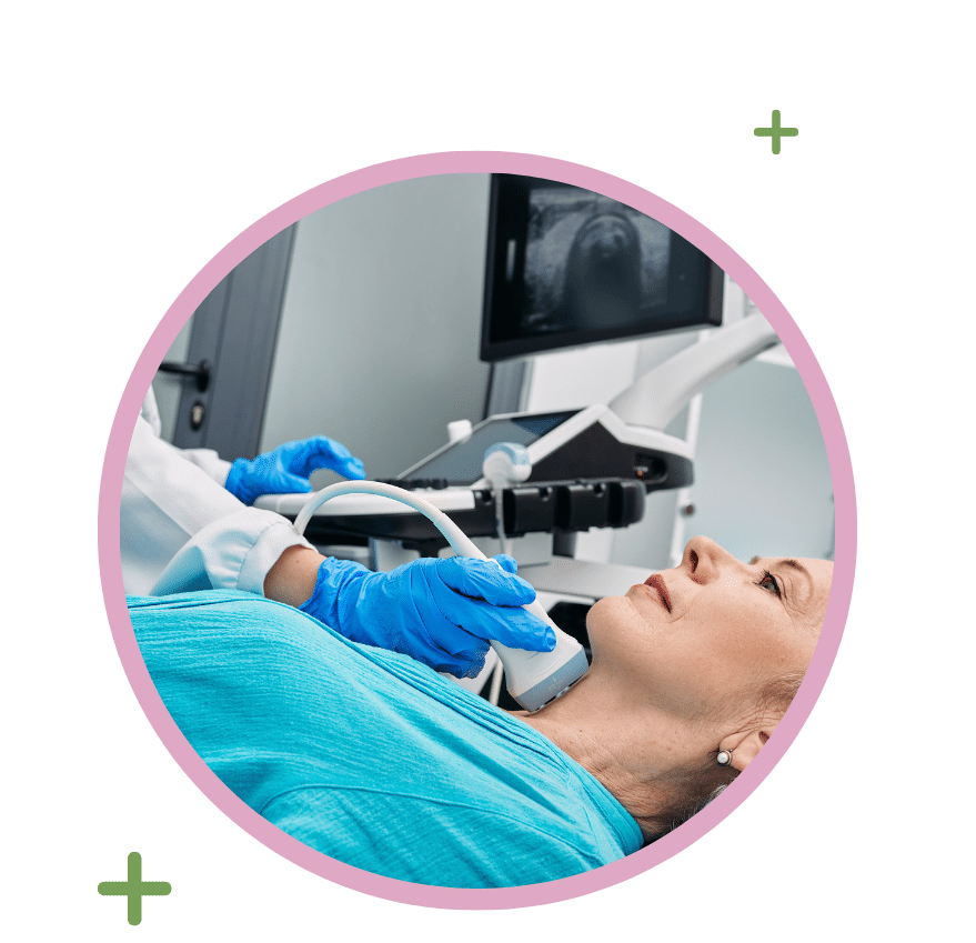 Carotid ultrasound screening used in Blood Cancer Awareness Month to check for early signs of vascular issues.