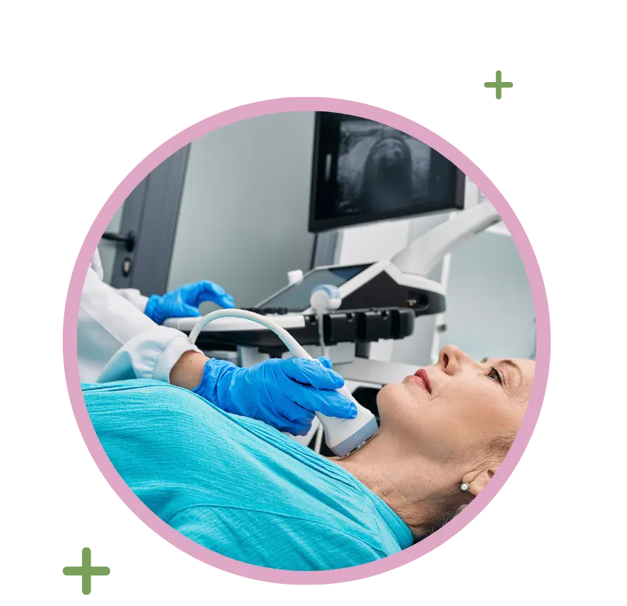 Carotid ultrasound screening used in Blood Cancer Awareness Month to check for early signs of vascular issues.